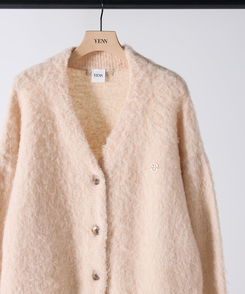 YENN】 ご予約 ALPACA MIX CARDIGAN | select shop Liren