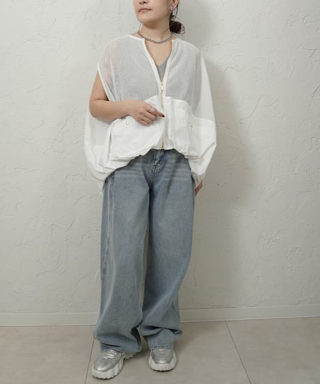 Mesh balloon gilet