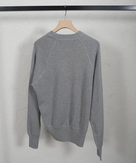 Cotton cashmere knit【brownラスト1点】