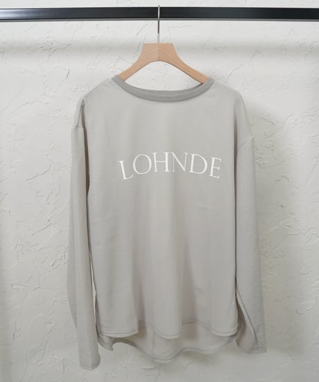 Georgette　logo pullover