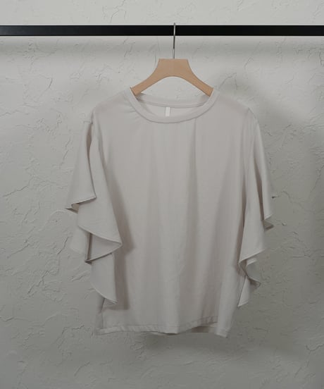 Georgette　frill blouse