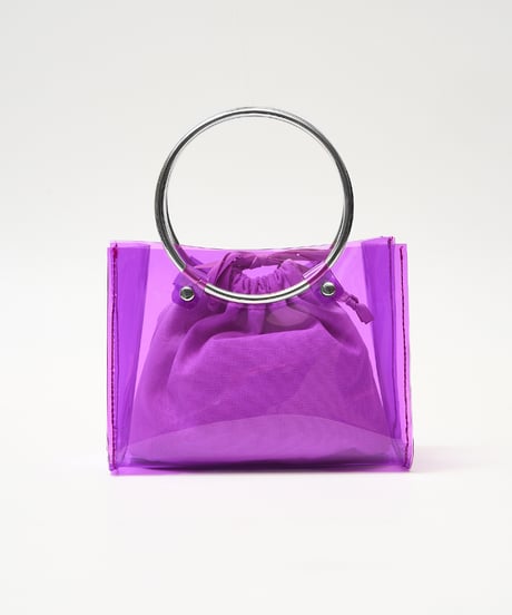 【YENN】　ご予約 RING CLEAR BAG MINI