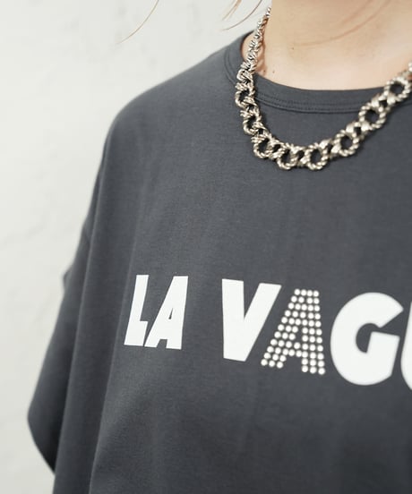 LA VAGUEtuck sleeve Tshirt【残り僅か！】