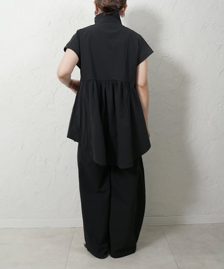 Stretch  nylon　ZIP vest　【ラスト2点】