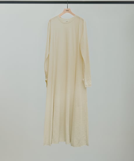 SLUB FLARE DRESS