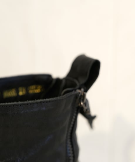 Back W ZIP leather boots【ラスト1点】