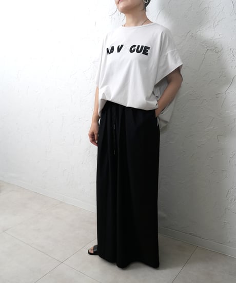 LA VAGUEtuck sleeve Tshirt【残り僅か！】