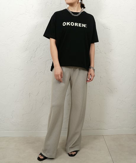 Linen touch　bias pants