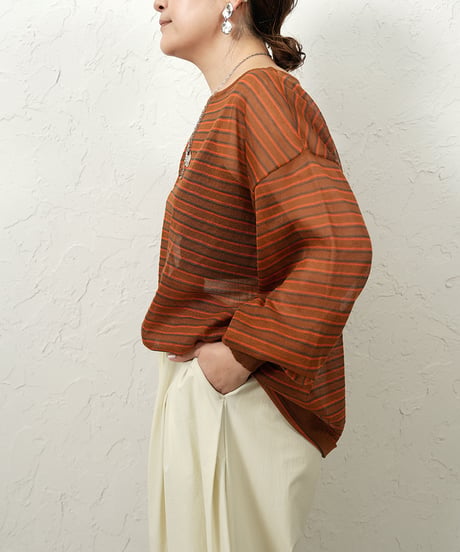 Sheer border knit【残り僅か！】