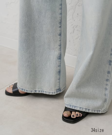 Liren別注size　再再販！ご予約　Draw string loose denim