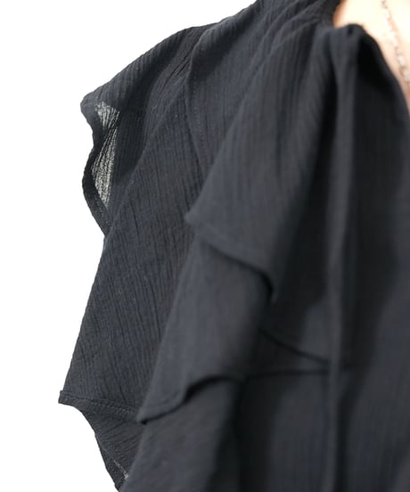 Cotton yoryu frill blouse【ラスト2点】