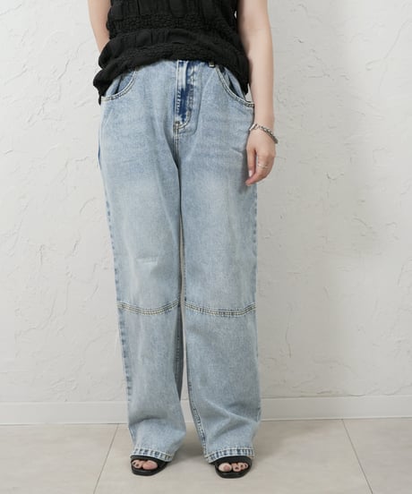 TUCK BELT DENIM PT【ラスト1点】