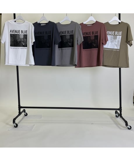 【SUGAR ROSE】ご予約  AVENUE BLUEロゴTシャツ