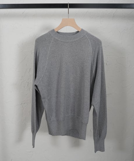 Cotton cashmere knit【brownラスト1点】