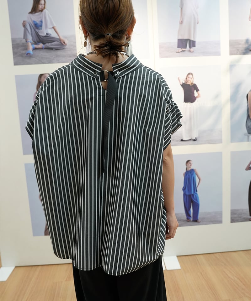 Dignite collier】 ご予約 肩タックギャザーシャツ | select sho