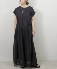 Cotton waist drost dress