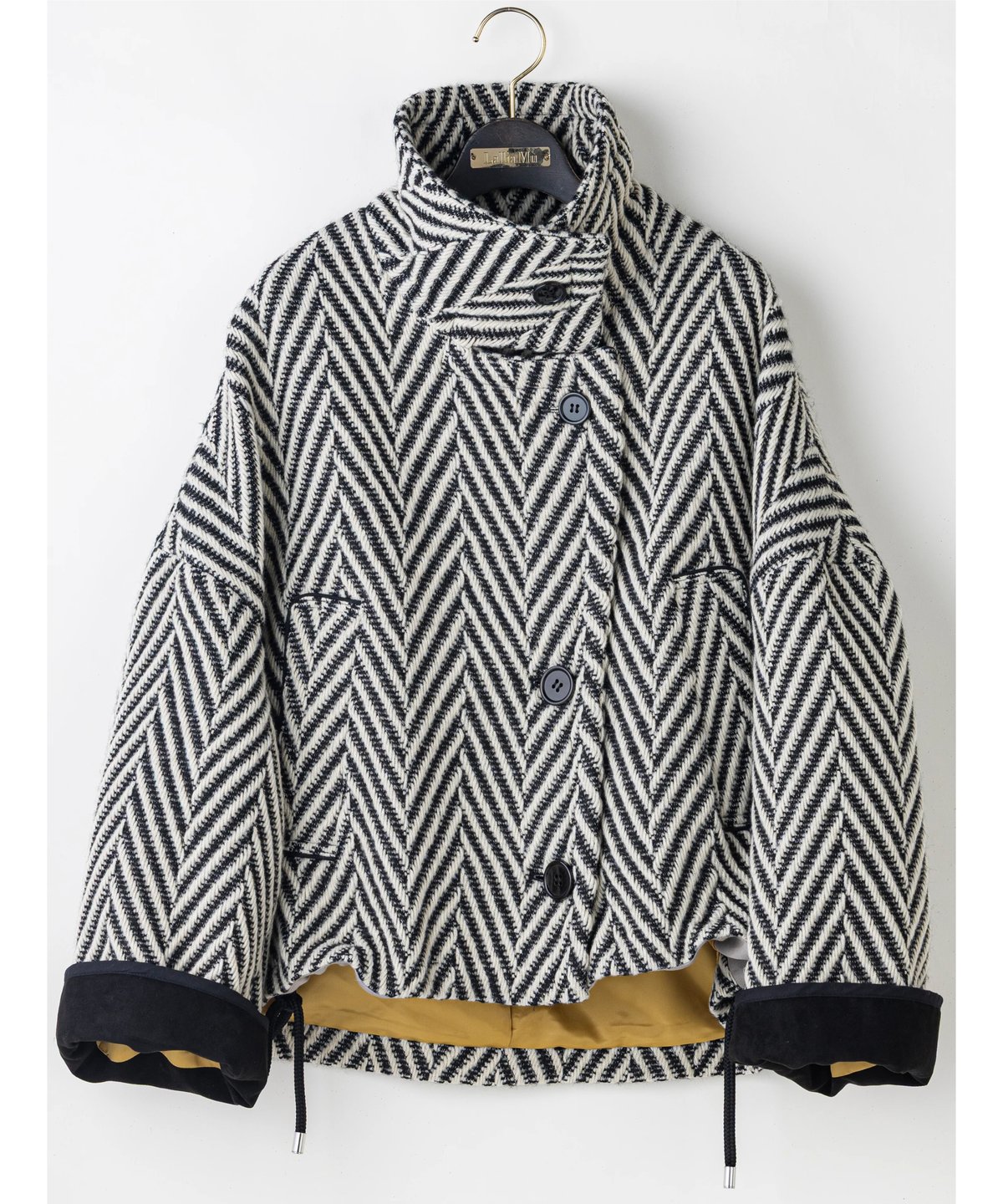Lallia Mu】 ご予約 ウールツイードショートコート | select shop L