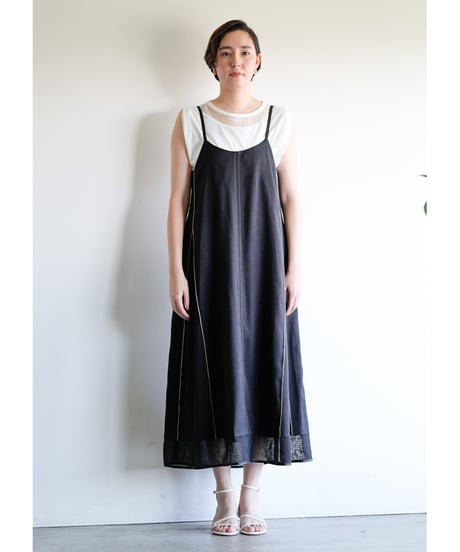 Merrow line camisole dress【ラスト2点】
