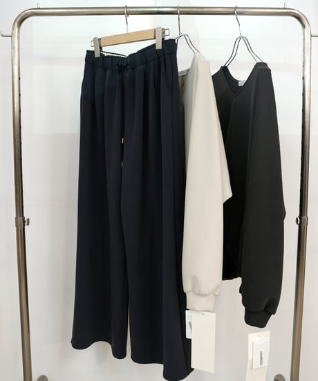 【PASSIONE】　ご予約   マットポンチリラックスワイドパンツ