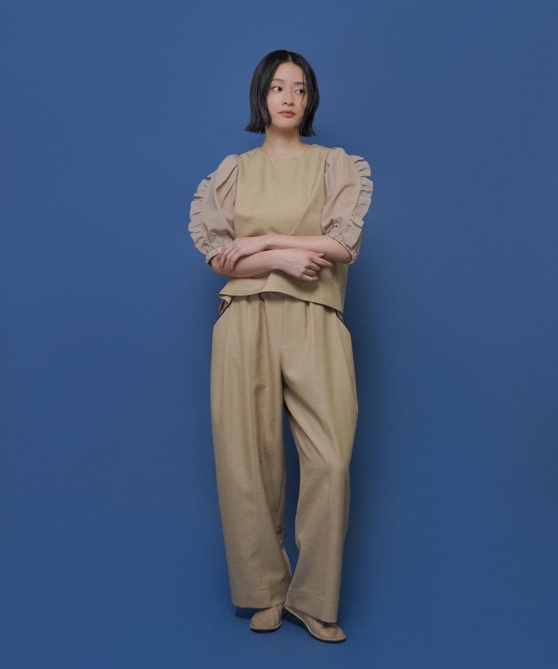 CYAN tokyo】 ご予約 フリルスリーブブラウス | select shop Liren