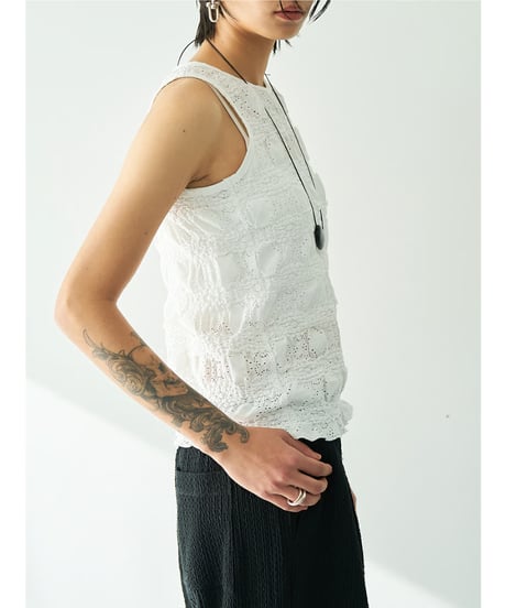 SHRUNK LACE TANKTOP【ラスト1点】