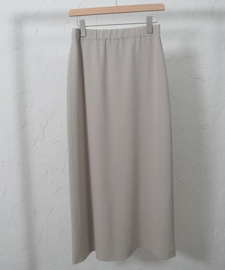 Stretch georgette back flare skirt ラスト1点