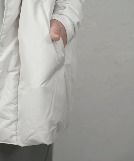 2way hoodie  down vest