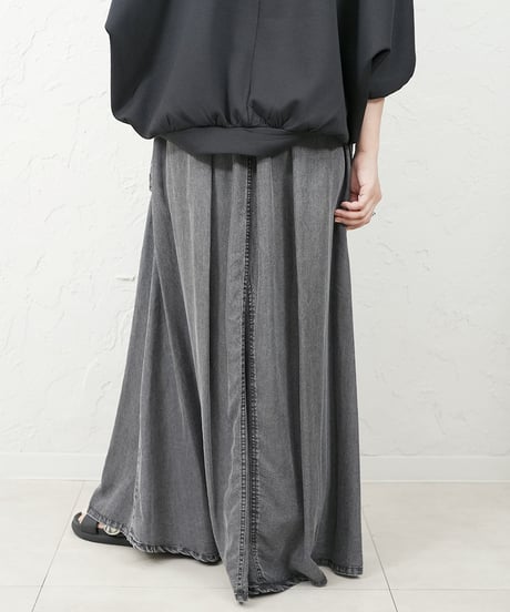 Tencel denim work skirt【ラスト1点】
