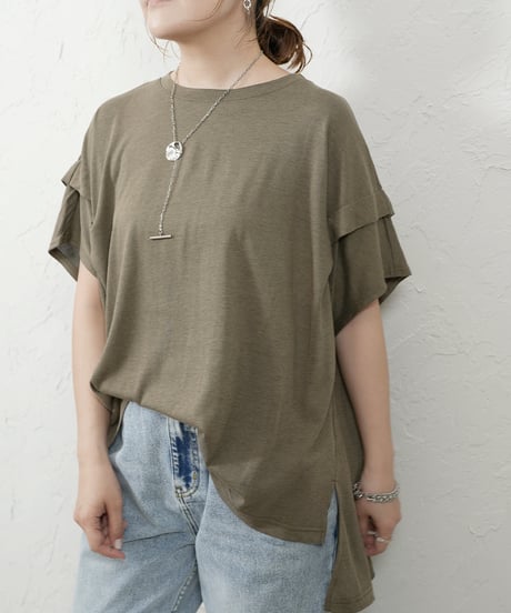 Prime cool leeve tuck Tshirt