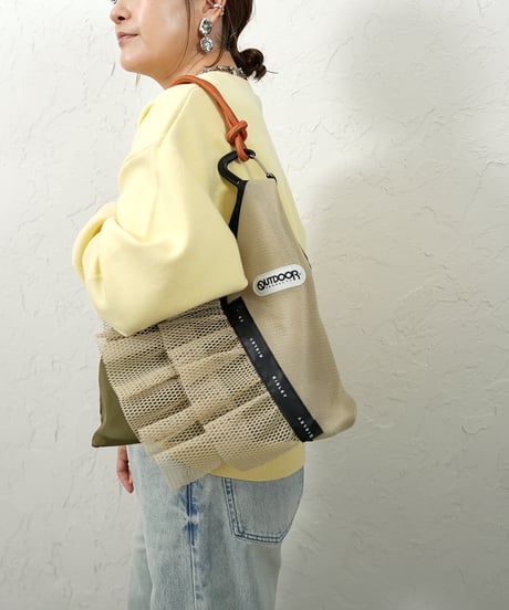 Frill mesh triangle　bag 残りわずか！