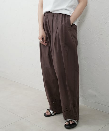 Hem race tack pants