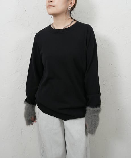 【siro de labonte】　ご予約  COTTON shaggy sleeve　p/o