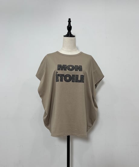 【siro de labonte】　ご予約   highgage cotton MON ETOILE tucksleeve T