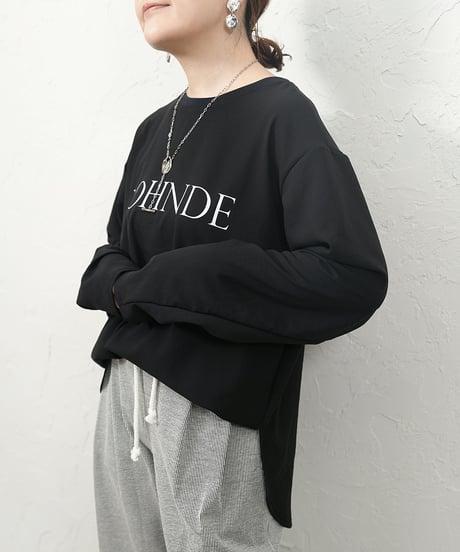Georgette　logo pullover