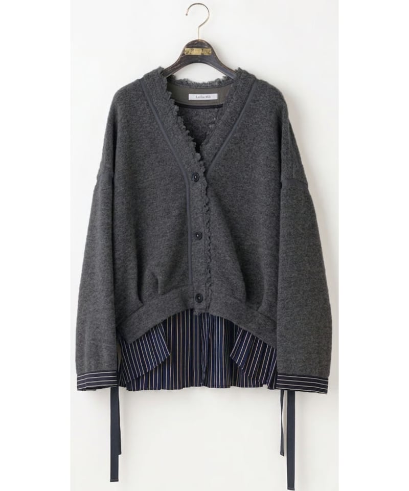 Lallia Mu】 ご予約 スライバーニットカーディガン | select shop L