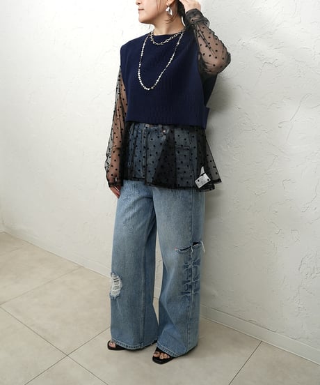Dot tule tunic【ラスト1点】