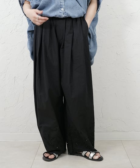 Hem race tack pants