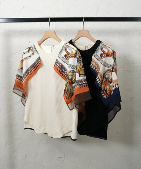 Scarf sleeve pullover【追加！ラスト1点】