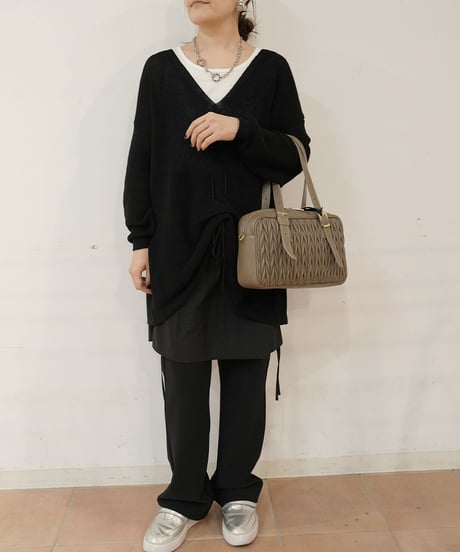 【MARLON 】　ご予約   DOLLARO　leather hand bag