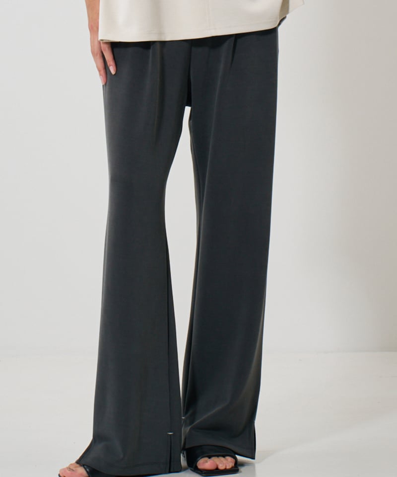 YENN】 ご予約 SIDE SLIT SLACKS | select shop Liren