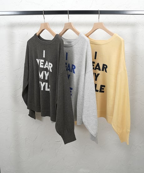 Cotton loose knit【mocaラスト1点】