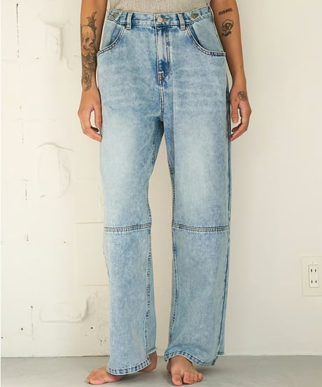 TUCK BELT DENIM PT【ラスト1点】
