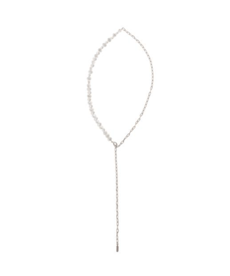再販　Pearl linked chain necklace ラスト1点！