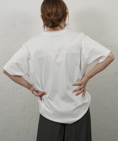 Randam foil print logo t  ラスト1点！