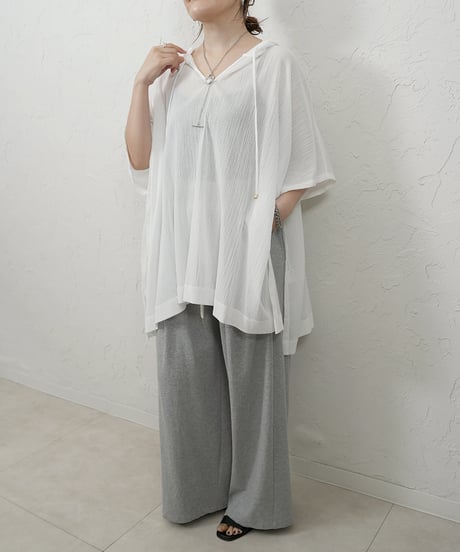Sheer mesh poncho TOPS【ラスト1点】