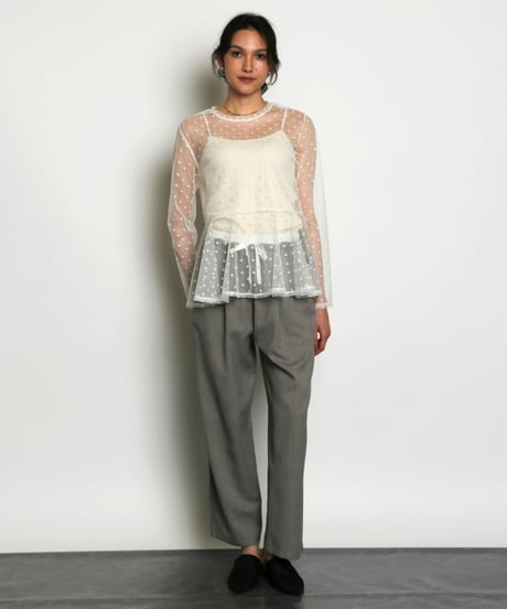 Dot tule tunic【ラスト1点】