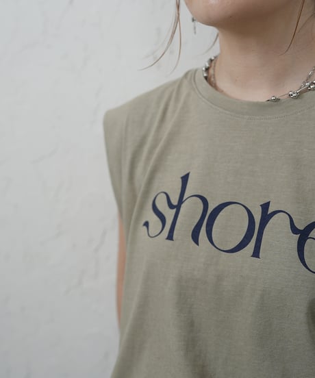 "SHORE"compact logo tee【ラスト1.2点】
