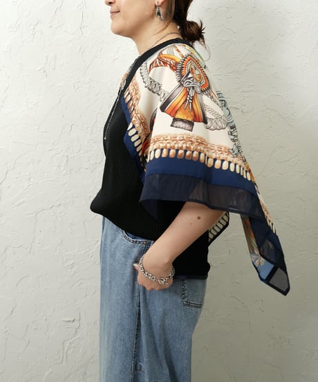 Scarf sleeve pullover【追加！ラスト1点】