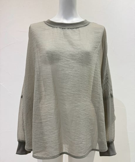 【cyan_tokyo】　ご予約 シアーリップルリブTOPS