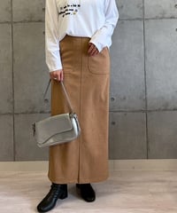【ROSIEE】　ご予約  フェイクスウェードスカート